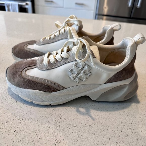 Tory Burch Good Luck Low-Top Sneakers Size 8.5 - Picture 5 of 10